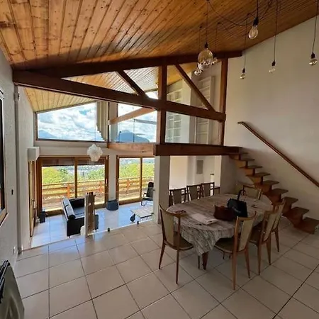 Ferienhaus Maison A Avec Vue Imprenable Sur Belledonne *